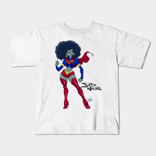 Super Natural Hero Pose Kids T-Shirt